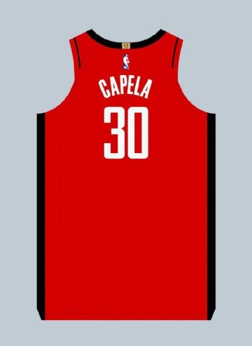 卡佩拉新赛季身披30号球衣 原号码现属于谢泼德